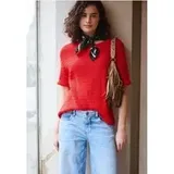 street one studio Kurzarmpullover Rot 34