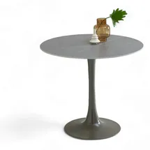 Stolkom Josh Esstisch - 90 cm Keramik, Farbwahl:Grau