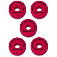 Cympad Becken Cympad Beckenfilz Chromatics Set 40mm Rot,Beckenfilz, Farbige