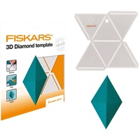 Fiskars 3D Papier-Juwel, Kunststoff, weiß