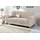 Home Affaire 3-Sitzer "Borkum, 186x87x88 cm Struktur beige (natur), (66295661-0)