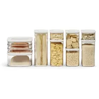 Mepal Modula rechteckig weiß 1 l 9-teiliges Set