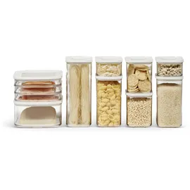 Mepal Modula rechteckig weiß 1 l 9-teiliges Set