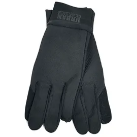 URBAN CLASSICS Logo Cuff Performance Gloves Schwarz S/M