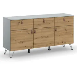 rauch Kommode »Homey« - 140x42x73cm - braun - Holz / Holz / Eichenholz