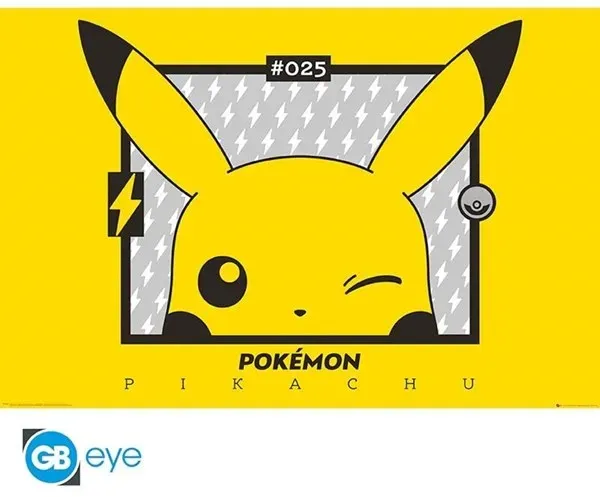- POKEMON Poster Pikachu Wink (91.5x61cm) - Plakat