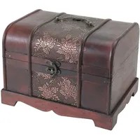 HMF 6411-130 Schatztruhe aus Holz, 30 x 23 x