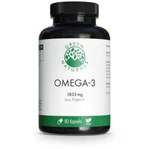 Heilpflanzenwohl GREEN NATURALS Omega-3 Kapseln 1835mg vegan + DHA