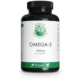 Heilpflanzenwohl GREEN NATURALS Omega-3 Kapseln 1835mg vegan + DHA