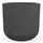 Eda Basalt Up Egg Ø 48,5 x 46,2 cm Anthrazitgrau
