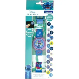 Lexibook Disney Stitch 20 Bilder Projektionsuhr Digital Blau