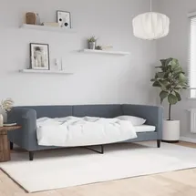 vidaXL Tagesbett 100 x 200 cm Dunkelgrau