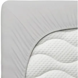 schlafgut Pure Baumwolle 90 x 190 - 100 x 220 cm grey light