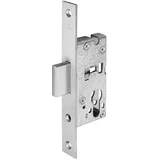 Wilka Rohrrahmenschloss Flachstulp m. Riegel, Dm 40, Edelstahl