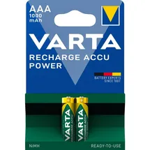 Varta Rechargeable Accu AAA Ready2Use NiMH 1000 mAh R03-AAA-Micro HR03 2