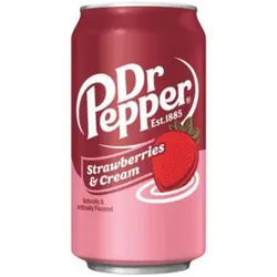 Dr. Pepper Strawberries & Cream 355ml Erfrischungsgetränk