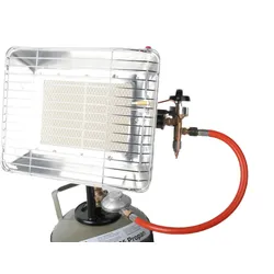 Gazcamp Heizstrahler Flaschenheizstrahler Piezo/ Zündsicherung 4,2 kW