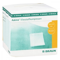 Askina Vliesstoffkompr.10x10 cm unsteril 4fach