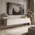 Lukmebel CELINE KASCHMIR TV-Lowboard 200 cm Beige/Gold Holzwerkstoff