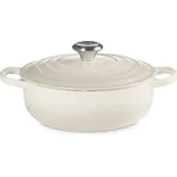 Le Creuset SAUTEUSE 24 CM Meringue, Pfanne Sauteuse-Pfanne