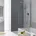 FXTVD09017VPK 90x175cm silber hochglanz ESG klar Clean verkürzt neben Badewanne
