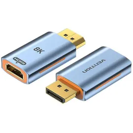 Vention HDMI-Buchse auf DisplayPort-Stecker - 8K 60HZ (blau)