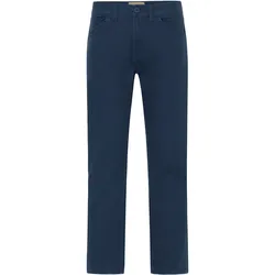 Chinohose BLEND "Chinohose BHMStipo", Herren, Gr. 32, Länge 34, blau (marineblaus), Obermaterial: 98% Baumwolle CO. 2% Elasthan EL., Hosen Chinohose