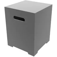 ELEMENTI Abdeckung für 5 kg Gasflasche 40 x 40 x 51 cm Beton Grau