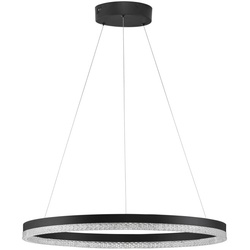 Nova Luce 9530227 Adria LED Pendelleuchte Schwarz