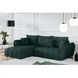 ax living Eckcouch mit Schlaffunktion 280 cm Grün