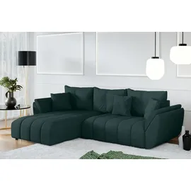 ax living Eckcouch mit Schlaffunktion 280 cm Grün