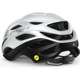 MET-Helmets MET Estro MIPS Helm - Brilliant Holographic White - L (58-61 cm) Fahrradhelm Weiß