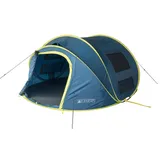 ACAMP - Zelt 4 Personen 287x210x127cm Ultraleicht – Pop Up Zelt mit Vorzelt wasserdicht - Wurfzelt ideal für Camping, Outdoor & Festivals - Familienzelt Iglu mit Lüftungsöffnungen & Moskitoschutz