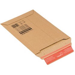 20 ColomPac® Kartonversandtaschen braun für DIN A5