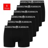 Tazzio Boxershorts unifarben schwarz XL 6er Pack