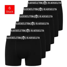 Tazzio Boxershorts unifarben schwarz XL 6er Pack