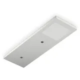 Naber 7062350, Forato LED 3000K alufarbig, Einzelleuchte ohne Schalter, warmweiß