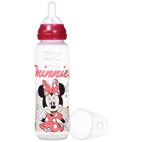 Tigex 80603169 – Minnie Babyflasche, schmal, für Mädchen, 330 ml, Hellrosa