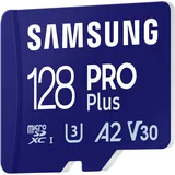 Samsung PRO Plus R180/W130 microSDXC 128GB Kit, UHS-I U3, A2, Class 10 (MB-MD128SA/EU)