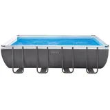 Frame Pool Set Ultra Quadra I (549 x 274 x 132 cm, grau)