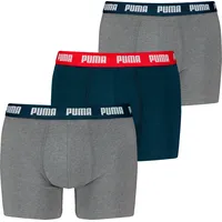 Puma Everyday Boxershorts 3 Einheiten Grey / Navy / Red Combo M