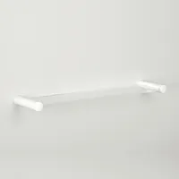 pba 01 Glasablage,seitlichen Halterungen aus Nylon, 140x620(656)mm