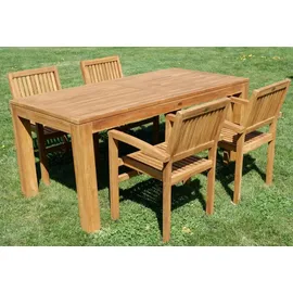 ASS Altenburger Teak Set 5-tlg. Braun