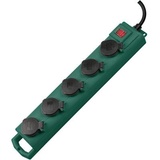 Brennenstuhl 1159910215 Outdoor Steckdosenleiste mit Schalter 5fach Grün Schutzkontakt 1St.