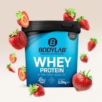 Bodylab24 Whey Protein Erdbeer Pulver 1000 g