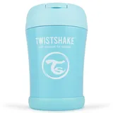 Twistshake Thermobehälter für Essen Babys und Kinder | 350 ml | Inklusive klappbarem Löffel - Pastel Blue, Blau