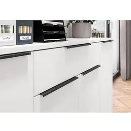 Germania Sideboard Mailand, 4374-84 weiß 161,0 x 40,0 x 101,0 cm, 1 St.
