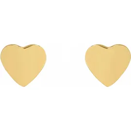 Amor Ohrstecker Herzen gold Edelstahl onesize