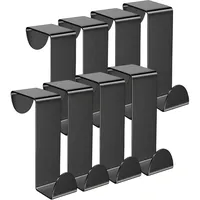 toj Türhaken – – Edelstahl – Über-Tür – Matt Schwarz