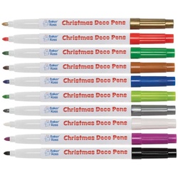 Weihnachts Mehrzweck Deko Stifte (pro Set 10) Bastelbedarf zu Weihnachten